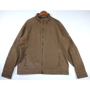 Kuhl Doule Kross Men's Jacket Barn Coat Brown Cotton Canvas Size XXL
